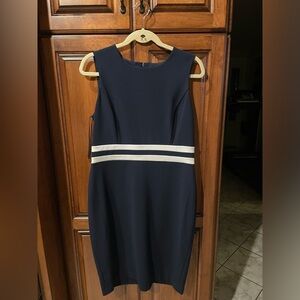 Womens Chaps Navy Blue Dress Size 10